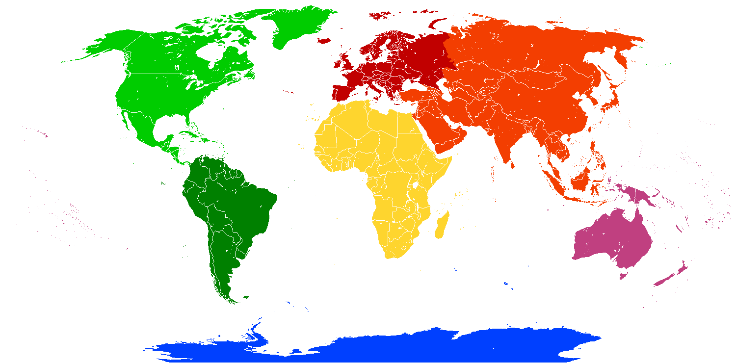 Continents and world’s parts